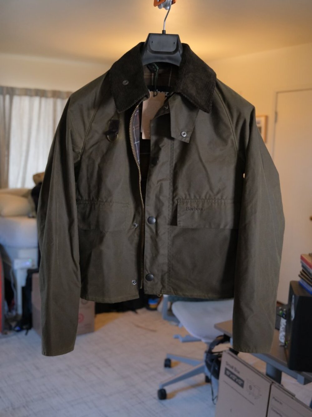 Barbour Spey Slim Waxed Jacket
